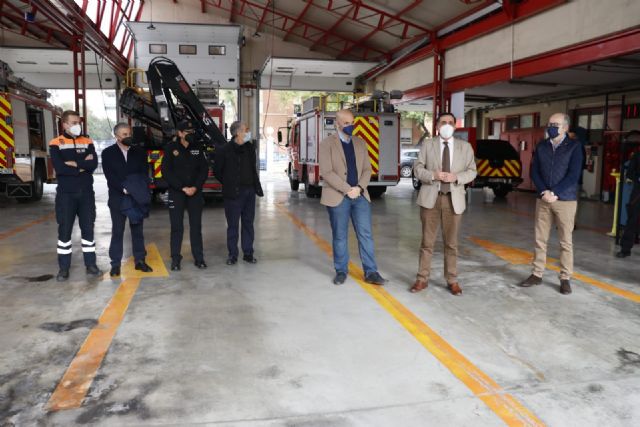 El Alcalde de Murcia agradece su trabajo a Policía Local, Bomberos y Protección Civil - 1, Foto 1