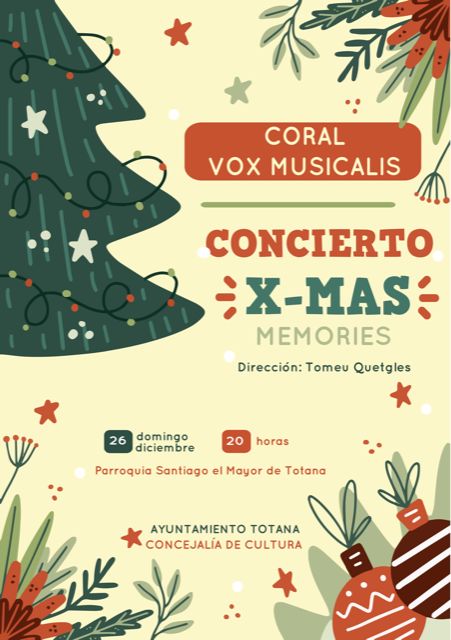 Vox Musicalis presenta su programa de navidad: X-MAS MEMORIES