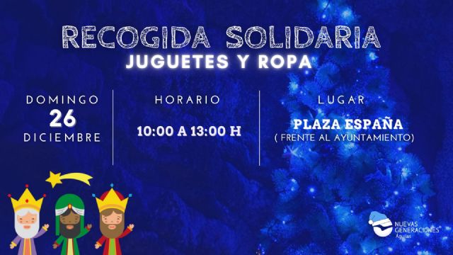 NNGG Águilas llevará a cabo este domingo la tradicional campaña de recogida de juguetes y ropa - 1, Foto 1