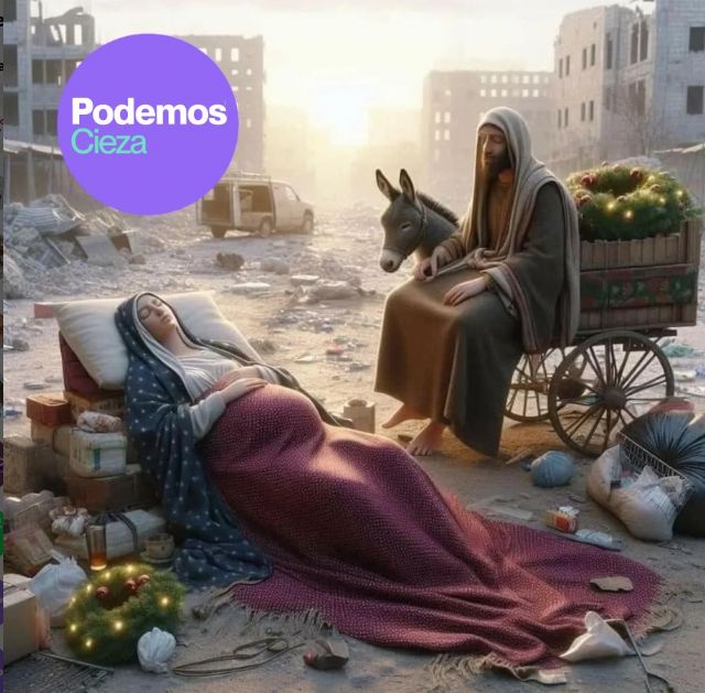 Podemos Cieza felicita las fiestas a la ciudadanía, recordando que nunca debemos dejar de luchar contra la guerra y la injusticia - 1, Foto 1