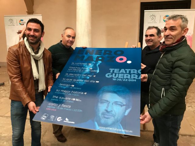 La Cordillera, La decisión del rey, Lo que queda de día, Testigo,Su mejor historia y The square entre la programación del Cineclub Paradiso para el primer trimestre del año - 1, Foto 1