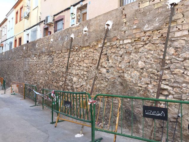 CTSSP exige información sobre las obras del muro de la calle Sagrada Familia de San Antón - 1, Foto 1