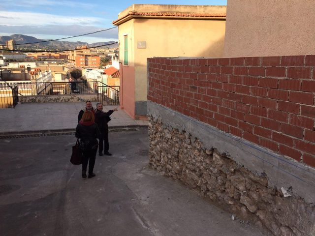 CTSSP exige información sobre las obras del muro de la calle Sagrada Familia de San Antón - 2, Foto 2