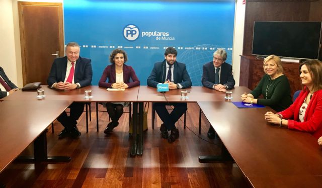 El presidente del PPRM y la ministra de Sanidad se reúnen con Comité de Dirección del Partido - 2, Foto 2