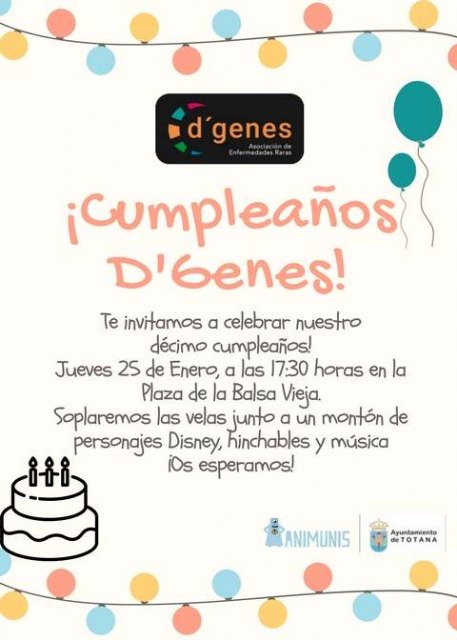 D'Genes will celebrate his tenth anniversary today with a lively afternoon at the Plaza de la Balsa Vieja, Foto 1