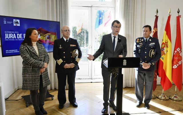 Los murcianos podrán manifestar su lealtad a España en la Jura de Bandera del domingo 10 de febrero - 1, Foto 1