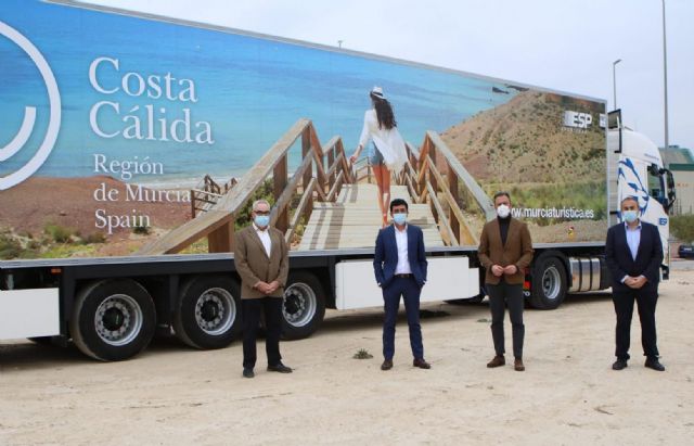 Seis camiones de ESP Solutions promocionan la Región de Murcia en 22 países europeos - 1, Foto 1