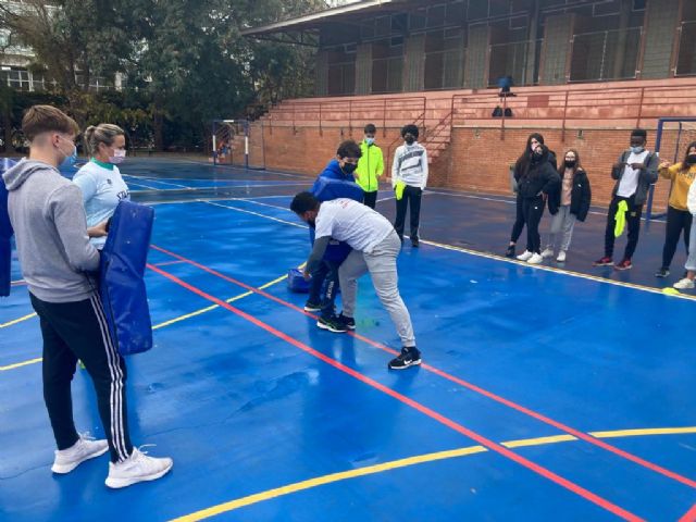 El programa ADE acerca la práctica del rugby a los alumnos del Ben Arabi - 1, Foto 1