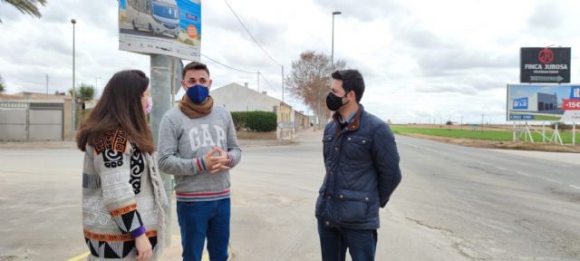 Ayuntamiento y vecinos de El Jimenado demandan el arreglo de la RM-F14 y la construcción de una rotonda a la Dirección General de Carreteras - 4, Foto 4