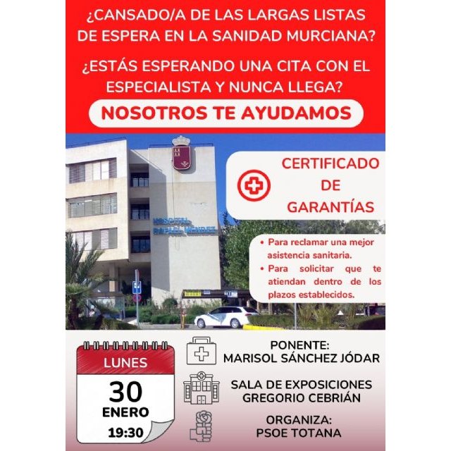 El PSOE organiza una charla informativa sobre el Certificado de Garantías, Foto 2