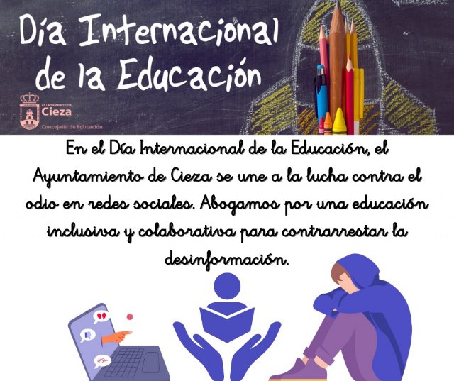 Cieza se compromete en la lucha contra la incitación al odio en el Día Mundial de la Educación - 1, Foto 1