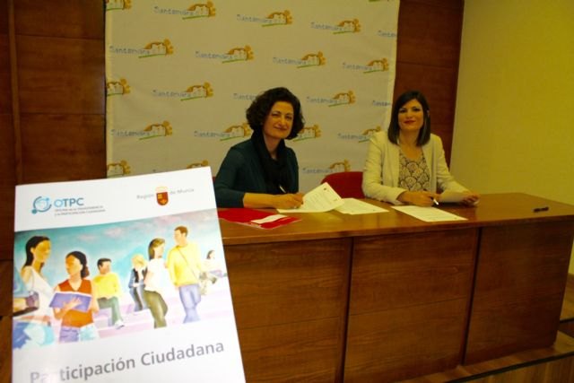 La Comunidad y el Ayuntamiento de Santomera firman el Compromiso regional para la participación ciudadana - 2, Foto 2