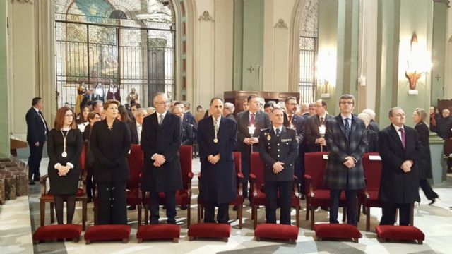 La Comunidad restaura el sudario del Resucitado de Cartagena con motivo del 75 aniversario de su fundación - 1, Foto 1