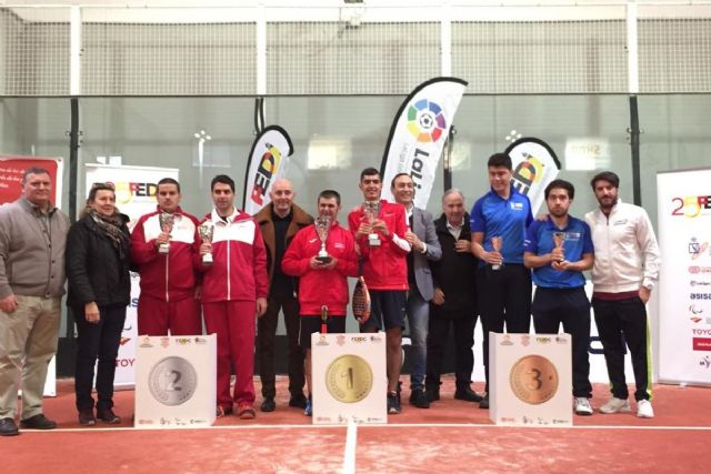 Dos parejas del CD Primi Sport de Cartagena consiguen medalla en el VI Campeonato de España de Pádel FEDDI - 1, Foto 1