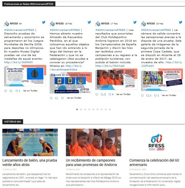 El 60 aniversario de la fundación de la Real Federación Española de Salvamento y Socorrismo se compila en la web rfess.es - 1, Foto 1
