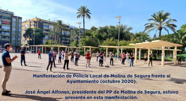 El PP de Molina de Segura pide al alcalde Eliseo García (PSOE) que depure responsabilidades, tras perder el juicio por no gestionar correctamente el trabajo de los polícias locales - 1, Foto 1