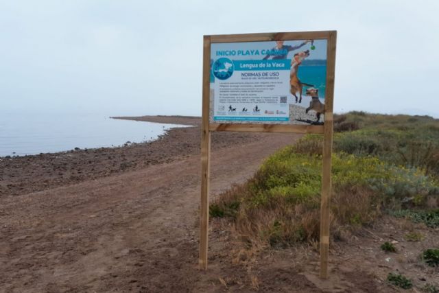 Las tres playas caninas de Cartagena ya están señalizadas - 1, Foto 1