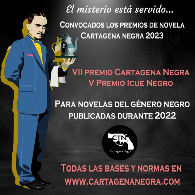 Convocados los premios de novela de Cartagena Negra 2023 - 1, Foto 1