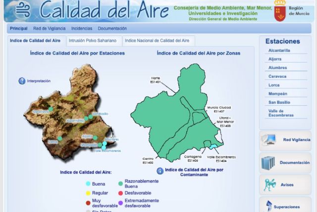 Desactivado el nivel preventivo por partículas en suspensión en El Valle de Escombreras, La Aljorra y Mompeán - 1, Foto 1