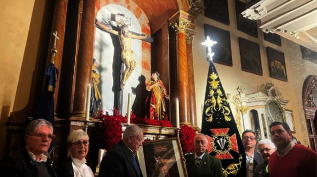 Bendición del nuevo estandarte para la Asociación de Fieles del Santísimo Cristo del Buen Fin de Alcalá del Río - 3, Foto 3