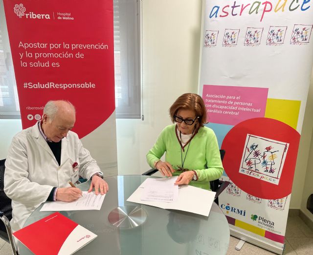 Ribera Hospital de Molina y Astrapace firman un convenio para fomentar la inclusión social - 1, Foto 1