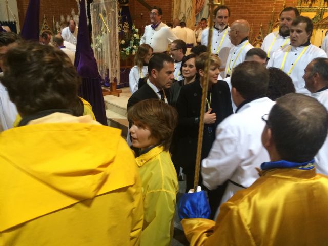 La consejera de Cultura participa en la salida de la procesión del Jueves Santo en Cabo de Palos - 1, Foto 1