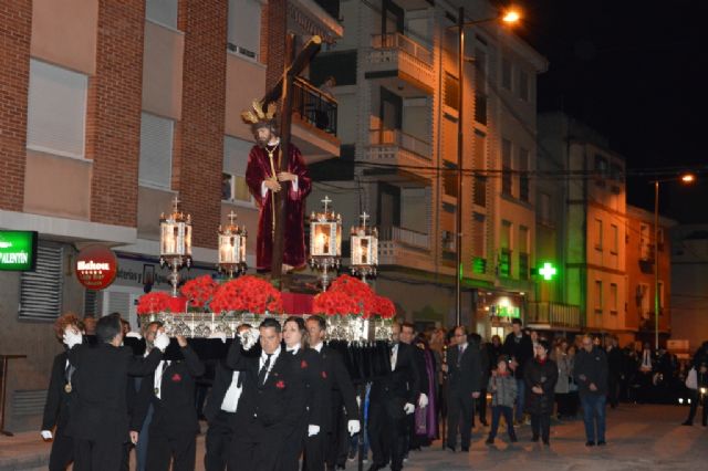Un nuevo Cristo procesiona en la Semana Santa de Blanca - 1, Foto 1
