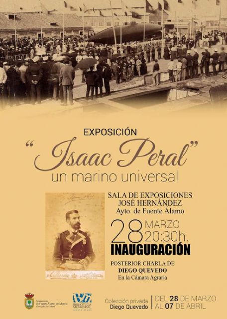 Fuente Álamo acogerá la mayor exposición de fondos privados sobre el inventor del submarino Isaac Peral - 1, Foto 1
