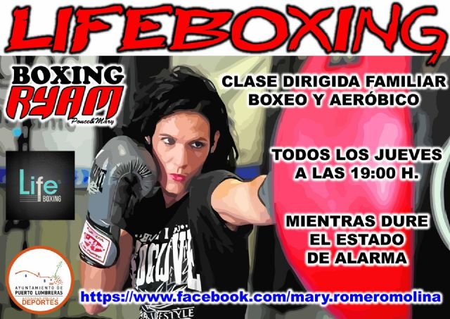 Mari Carmen Romero impartirá una clase de lifeboxing familiar todos los jueves a las 19:00 horas mientras dure el confinamiento - 1, Foto 1