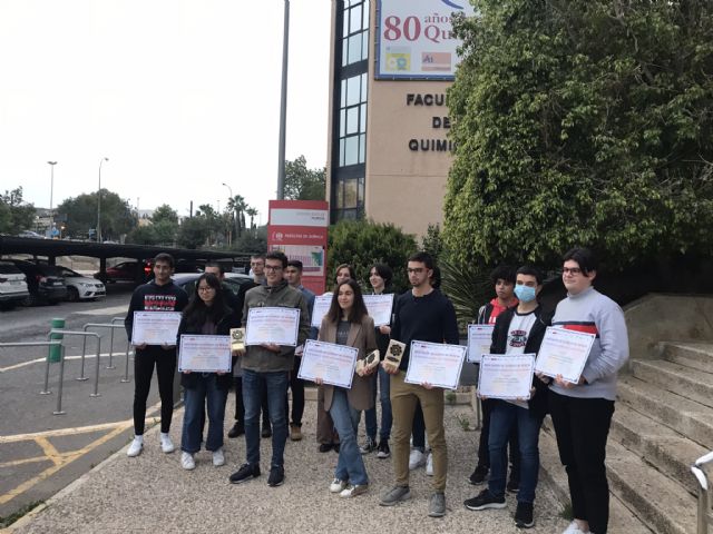 Ganadores Murcianos en la Olimpiada Española de Química que se celebrará en Santiago de Compostela en mayo - 1, Foto 1