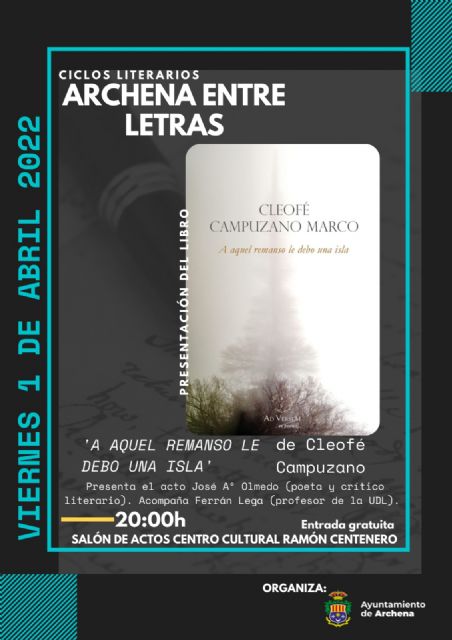La poeta murciana Cleofé Campuzano presenta en Archena su último libro - 2, Foto 2