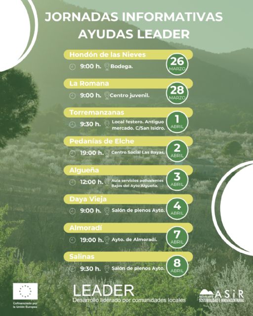 El GAL ASIR organiza más de una decena de jornadas informativas sobre las ayudas LEADER - 3, Foto 3