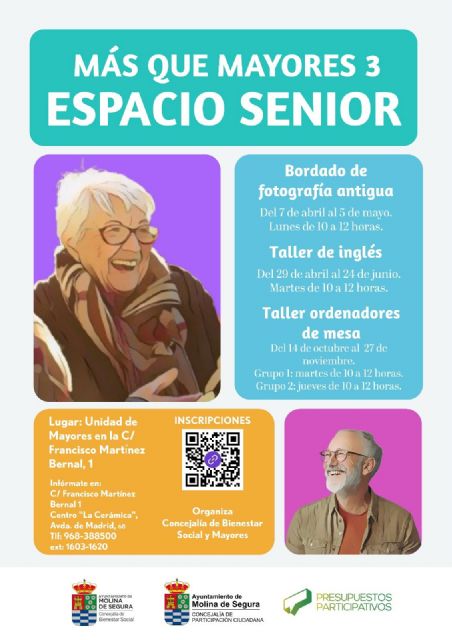 La Concejalía de Bienestar Social de Molina de Segura pone en marcha el proyecto Más que Mayores III - 1, Foto 1