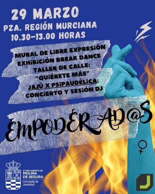 La Concejalía de Juventud organiza EMPODERAD@S, evento con música en directo y actividades a pie de calle para visibilizar la realidad juvenil desde una perspectiva femenina - 1, Foto 1