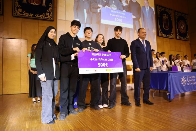 Los institutos Menárguez Costa, El Bohío e Ingeniero de la Cierva ganan la nueva edición de +Científicas de la UPCT - 2, Foto 2