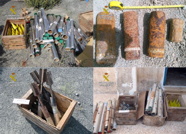 La Guardia Civil desactiva cerca de un centenar de artefactos explosivos en Cieza - 4, Foto 4