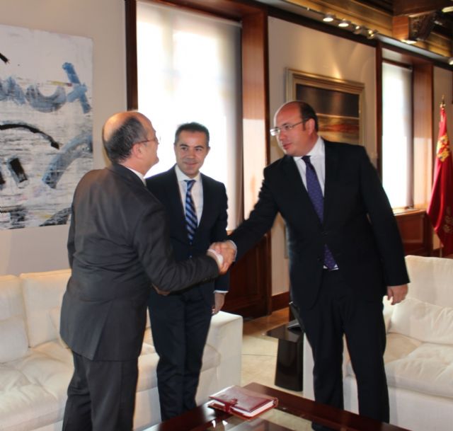Pedro Antonio Sánchez recibe al presidente de la Federación de Municipios - 1, Foto 1