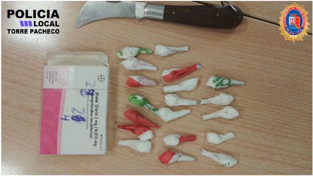 La Policía Local detiene a una persona con mas de 12 gramos de cocaína y conduciendo sin carnet - 1, Foto 1