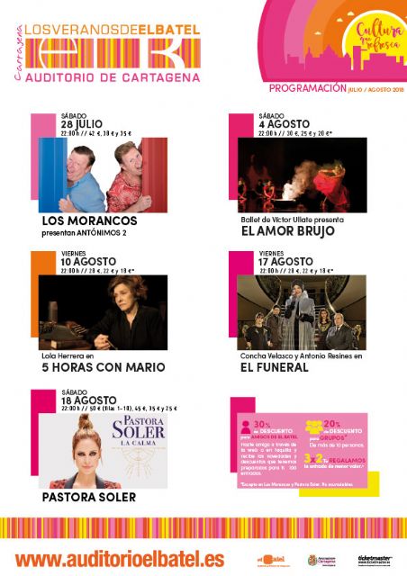 Concha Velasco, Lola Herrera, Pastora Soler, Los Morancos y el Ballet de Víctor Ullate protagonizan Los Veranos de El Batel - 1, Foto 1