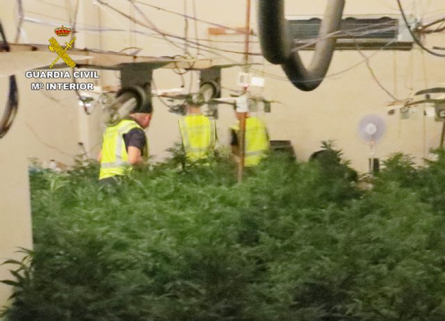La Guardia Civil desmantela en Alguazas un invernadero clandestino de marihuana tipo indoor - 4, Foto 4