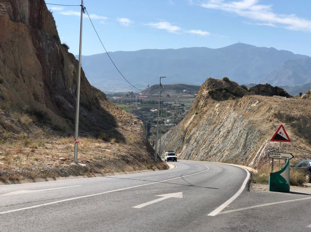 Las obras en la circunvalación de Abarán mejorarán su protección al impedir la caída de piedras a la calzada - 1, Foto 1