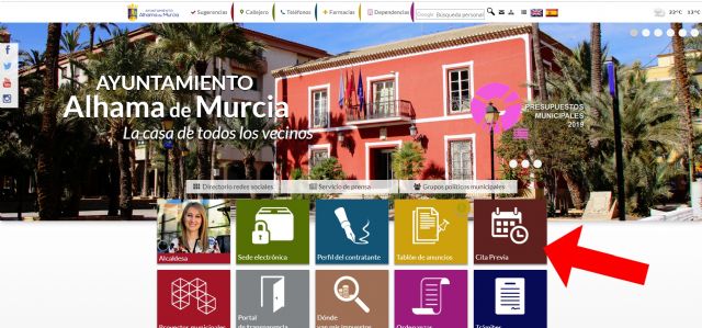El Ayuntamiento de Alhama de Murcia incorpora un sistema de cita previa para evitar esperas, Foto 6
