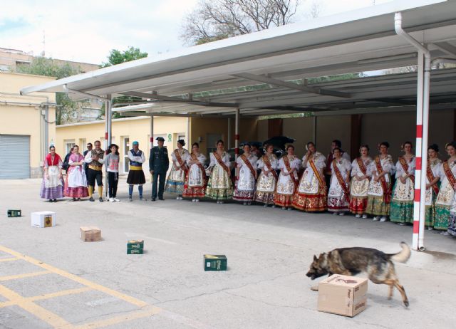 La Reina de la Huerta 2019 y sus damas de honor visitan las instalaciones de la Guardia Civil de Murcia - 3, Foto 3