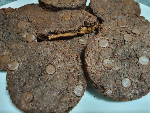 Receta: ¡Receta de cookies de chocolate rellenas de nutella! - 4, Foto 4