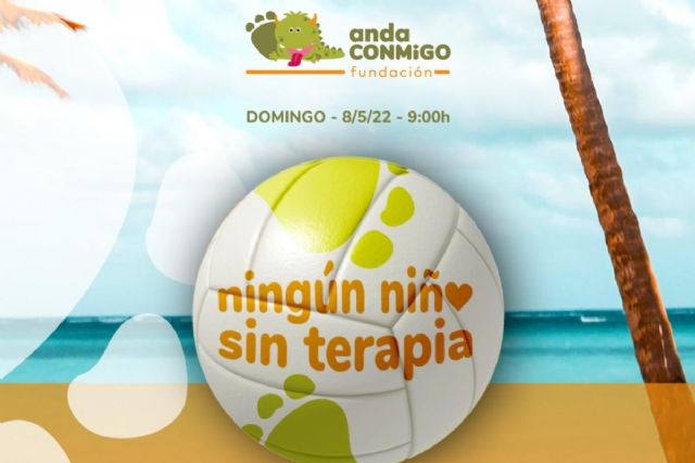 La Fundación anda CONMiGO organiza un torneo de vóley solidario en la playa de Entremares - 1, Foto 1