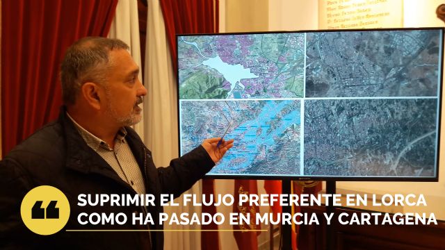 El PP exige para Lorca el mismo trato que han recibido Murcia y Cartagena, donde han borrado el 95% de las zonas de flujo preferente - 2, Foto 2