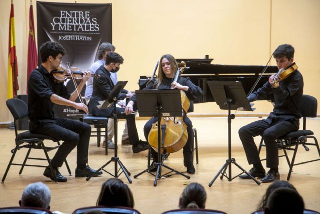El Auditorio del Conservatorio de Cartagena acogió la final de Música de Cámara de Entre Cuerdas y Metales - 1, Foto 1