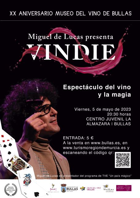 El espectáculo del vino y la magia 'Vindie' llega a Bullas - 1, Foto 1