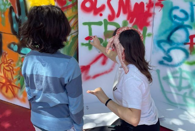 Mucha diversión con los grafitis y el paintball de la Primavera Joven 2023 - 3, Foto 3
