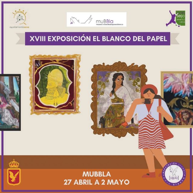 La Asociación Juvenil Paso Blanco organiza la XVIII exposición El blanco del papel - 1, Foto 1